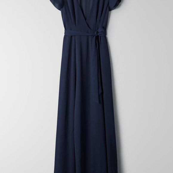 ARITZIA - Babaton Lexia Dress - Maxi V-neck Wrap Dress - Picture 3 of 13